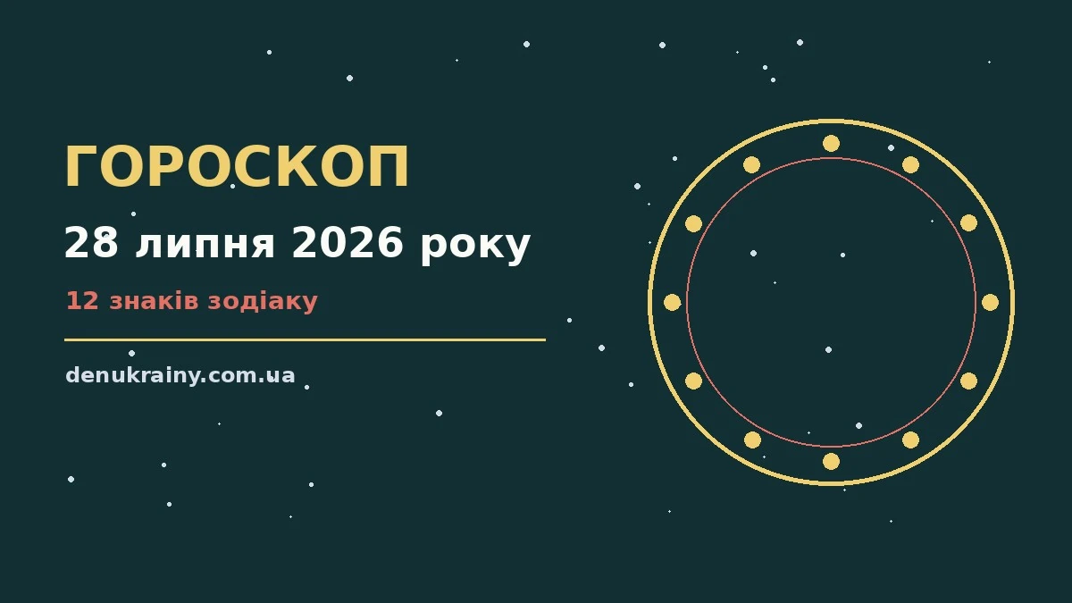 Гороскоп на 28 липня 2026 року: можливості цього дня для нових справ і розмов