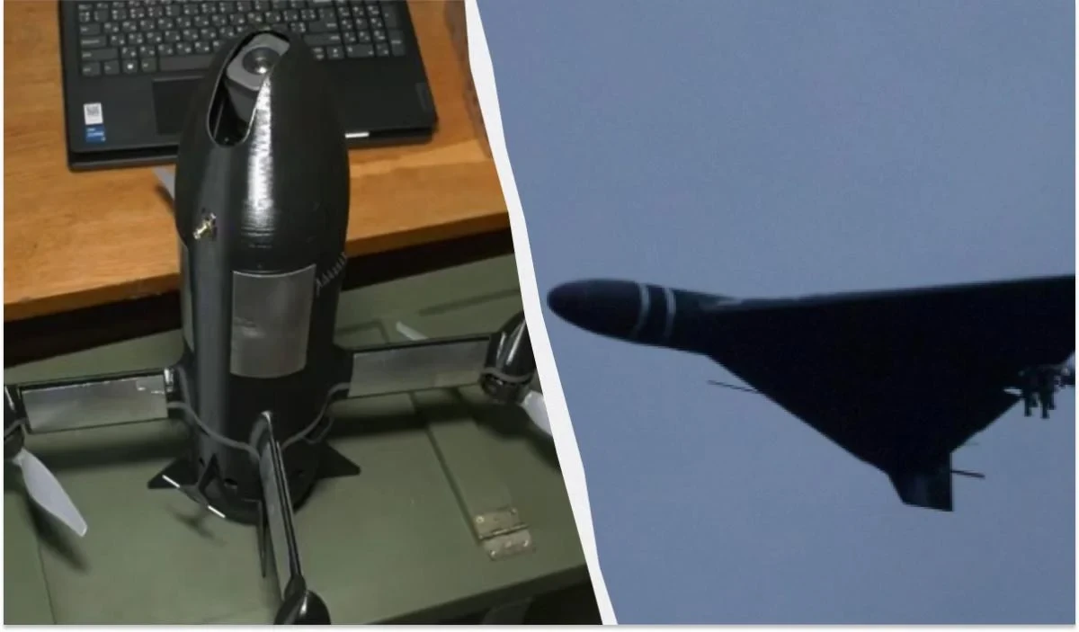 Презентація дрона-перехоплювача P1-SUN Jetkiller від української компанії SkyFall на авіашоу Farnborough у Великій Британії