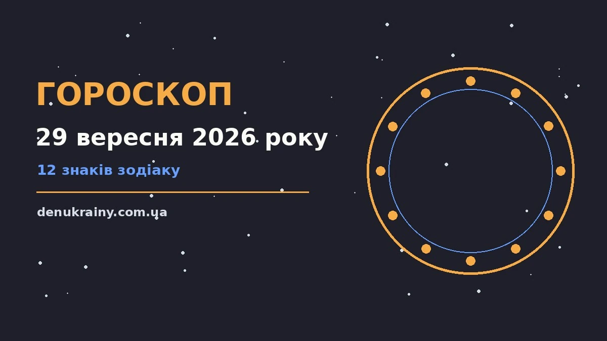 Гороскоп на 29 вересня 2026 року: можливості цього дня для нових справ і розмов
