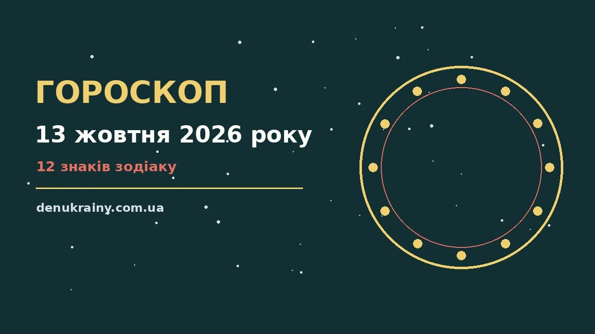 Гороскоп на 13 жовтня 2026 року: можливості цього дня для нових справ і розмов