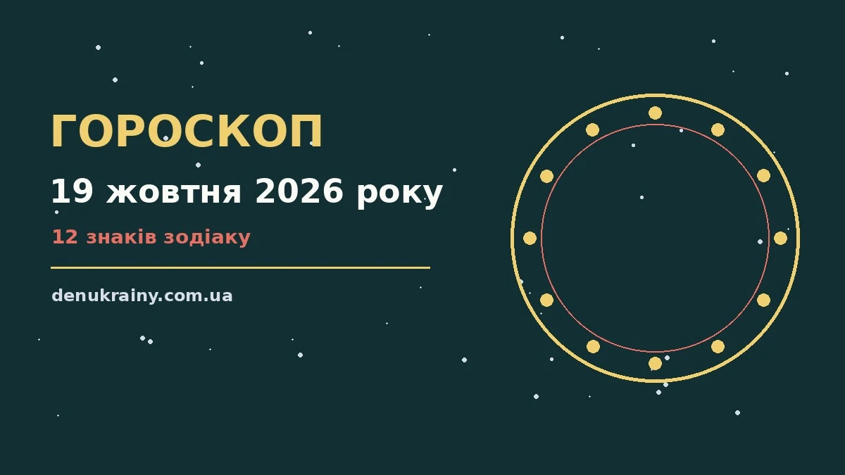 Гороскоп на 19 жовтня 2026 року: можливості цього дня для нових справ і розмов