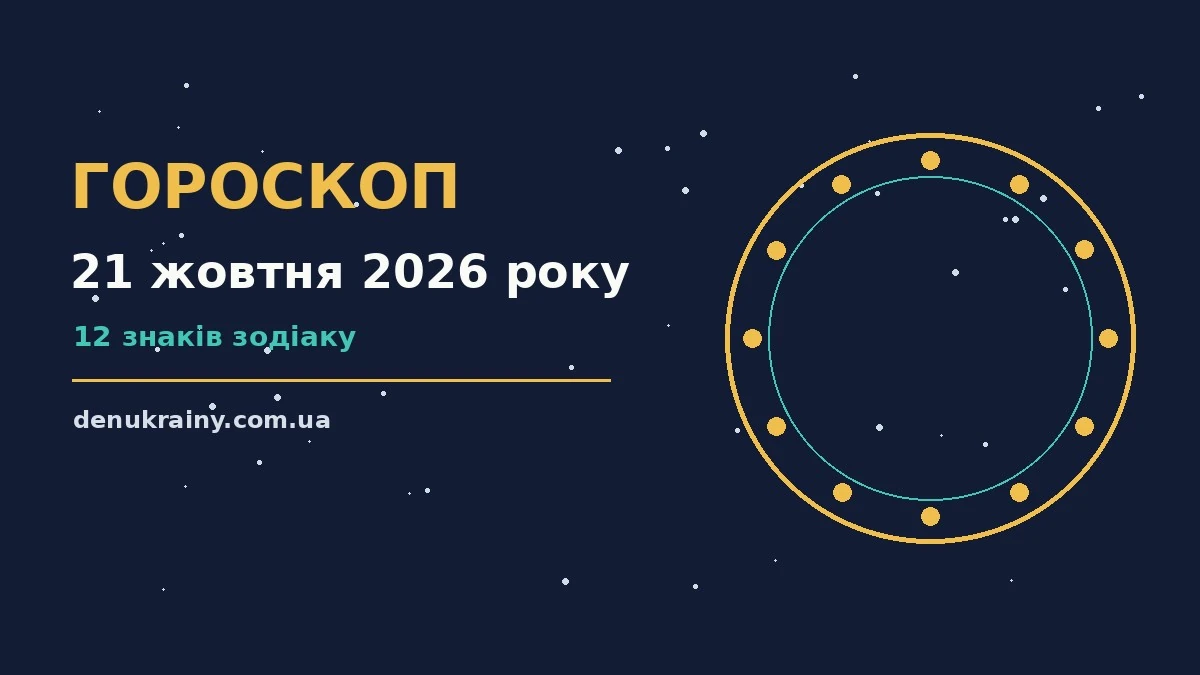 Гороскоп на 21 жовтня 2026 року: можливості цього дня для нових справ і розмов